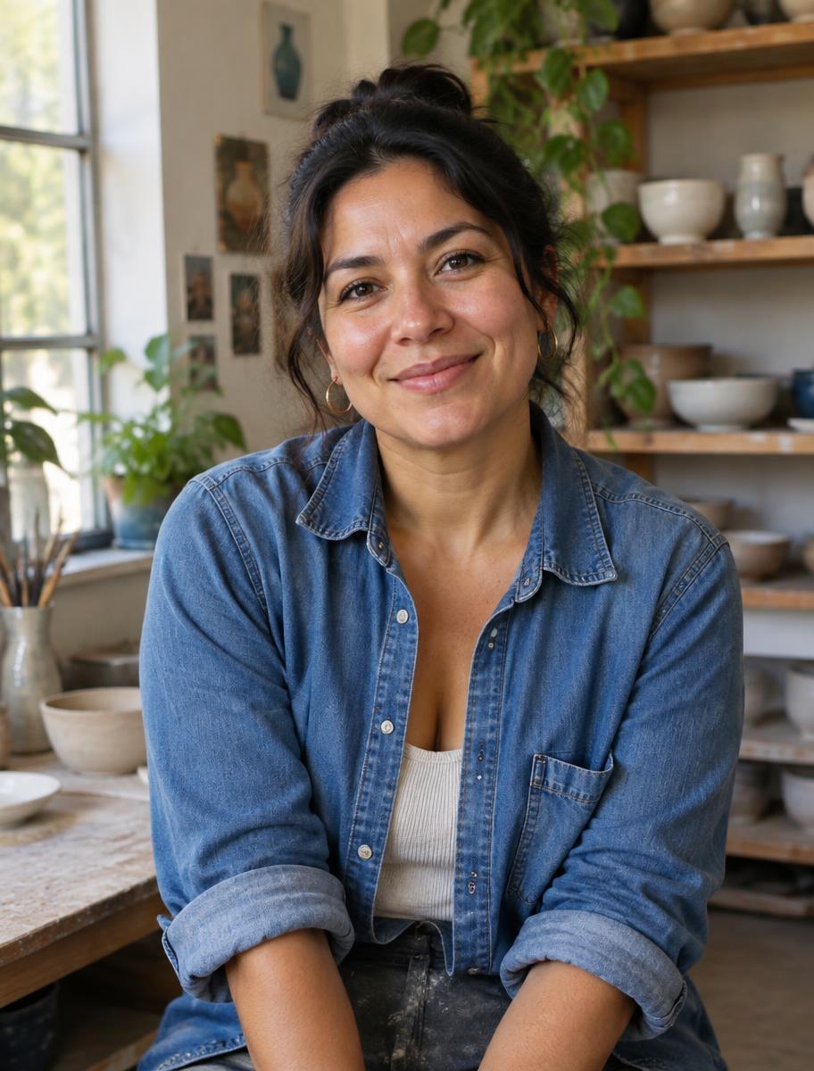 Elena smiling